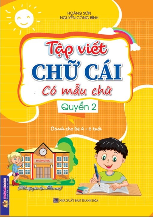 Tập Viết Chữ Cái Có Mẫu Chữ Quyển 2 - Hoàng Sơn