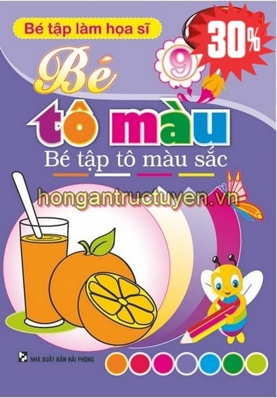 Bé Tập Làm Hoạ Sĩ - Bé Tô Màu Bé Tập Tô Màu Sắc - Thiện Nhân
