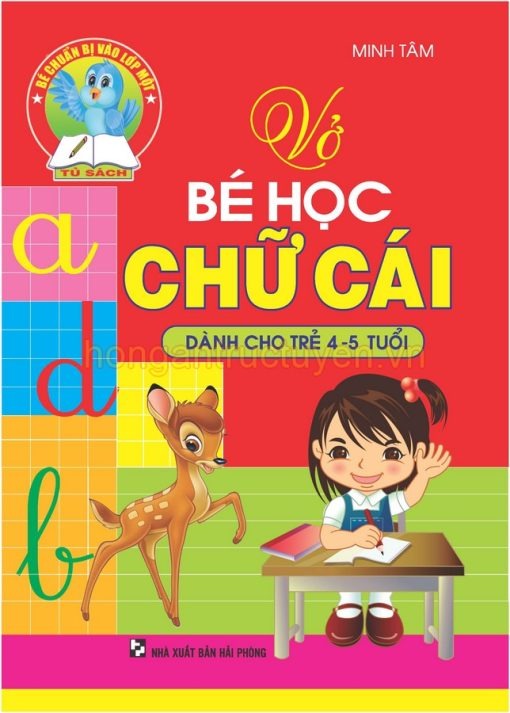Vở Bé Học Chữ Cái Dành Cho Trẻ 4-5 Tuổi - Minh Tâm