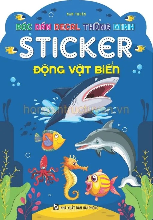 Bóc Dán Decal Thông Minh - Sticker Động Vật Biển - Nam Thuận