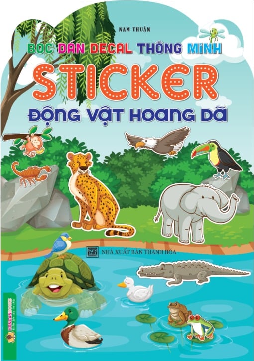Bóc Dán Decal Thông Minh - Stickker Động Vật Hoang Dã - Nam Thuận