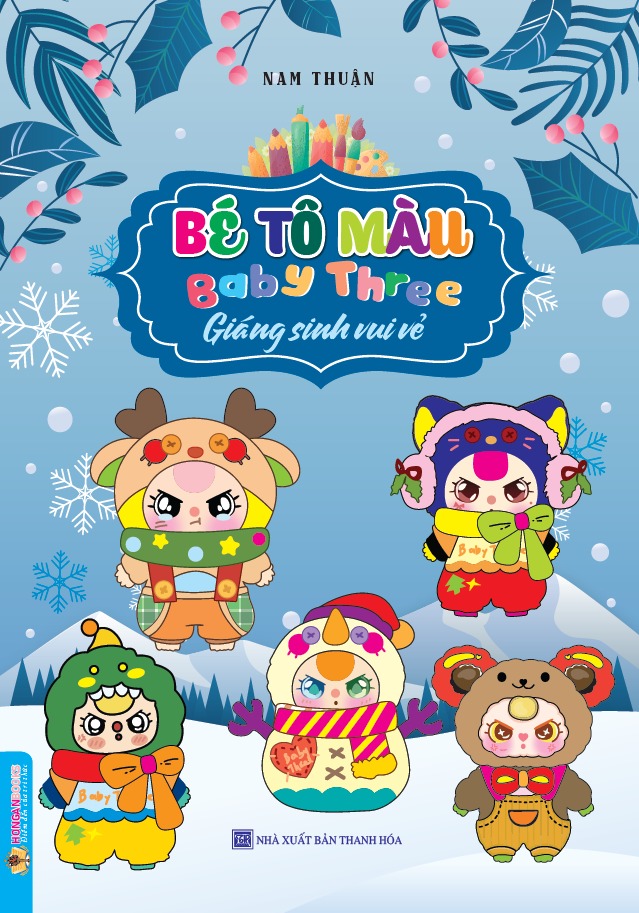 Bé Tô Màu Baby Three - Giáng Sinh Vui Vẻ - Nam Thuận
