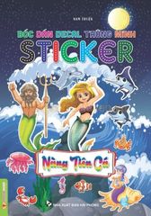 Bóc Dán Decal Thông Minh - Sticker Nàng Tiên Cá - Nam Thuận