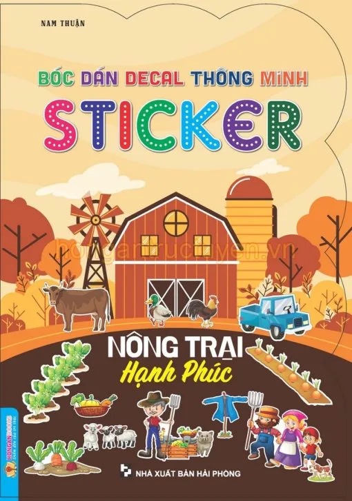 Bóc Dán Decal Thông Minh - Sticker Nông Trại Hạnh Phúc - Nam Thuận