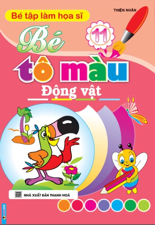 Bé Tập Làm Hoạ Sĩ - Bé Tô Màu Động Vật - Thiện Nhân