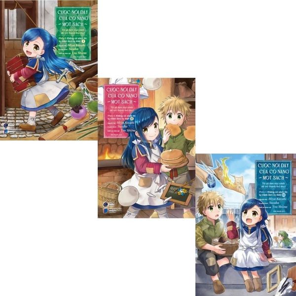  Combo 3 Quyển - Cuộc Nổi Dậy Của Cô Nàng Mọt Sách ( Tập I + Tập II + Tập III ) - Miya Kazuki,Suzuka 