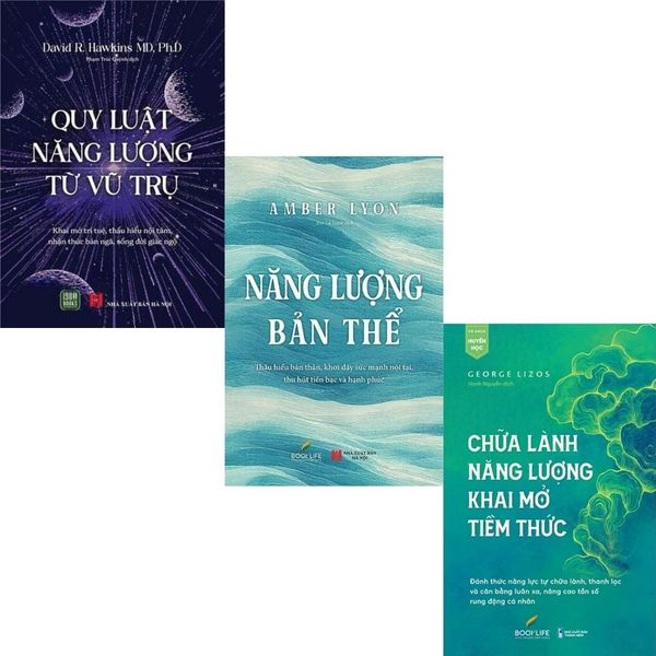 Combo 3 Quyển ( Quy Luật Năng Lượng Từ Vũ Trụ + Năng Lượng Bản Thể + Chữa Lành Năng Lượng Khai Mở Tiềm Thức ) - Nhiều Tác Giả 
