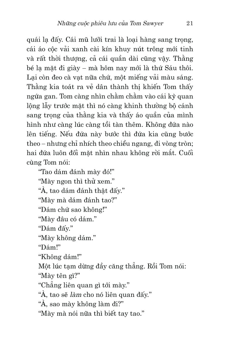 Văn Học Cổ Điển - Những Cuộc Phiêu Lưu Của Tom Sawyer - Mark Twain