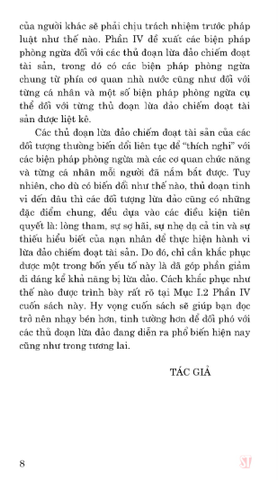 Nhận Diện Các Thủ Đoạn Lừa Đảo Chiếm Đoạt Tài Sản Và Biện Pháp Phòng Ngừa  - Luật gia Trương Ngọc Liêu - (NXB CTQG) 