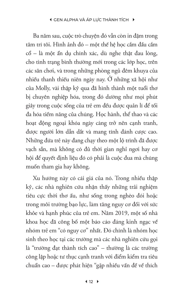 Gen Alpha Và Áp Lực Thành Tích - Jennifer Breheny Wallace
