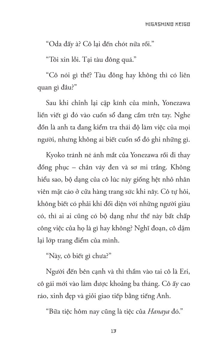 Rượu Độc - Higashino Keigo