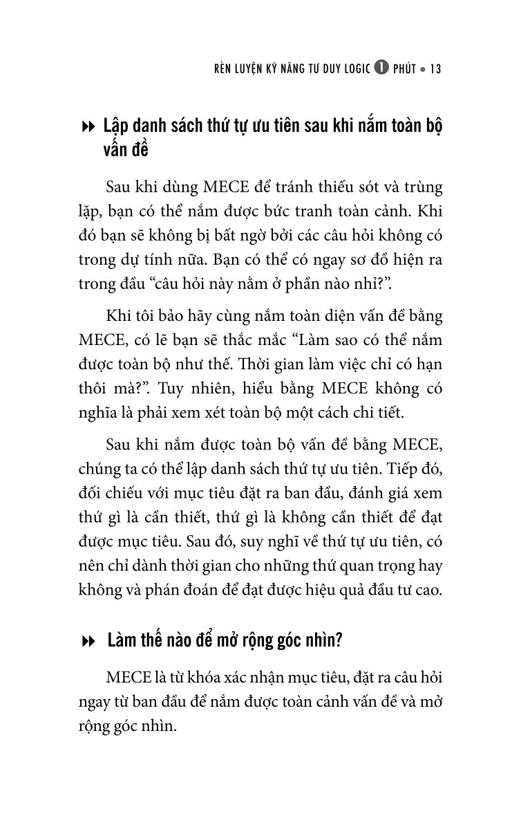 Rèn Luyện Kỹ Năng Tư Duy Logic 1 Phút - Katsumi Nishimura