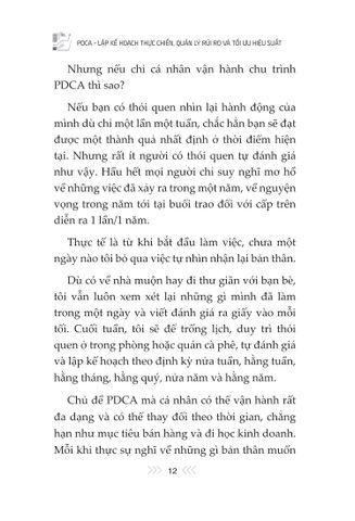  PDCA – Lập Kế Hoạch Thực Chiến, Quản Lý Rủi Ro Và Tối Ưu Hiệu Suất - Tomita Kazumasa 