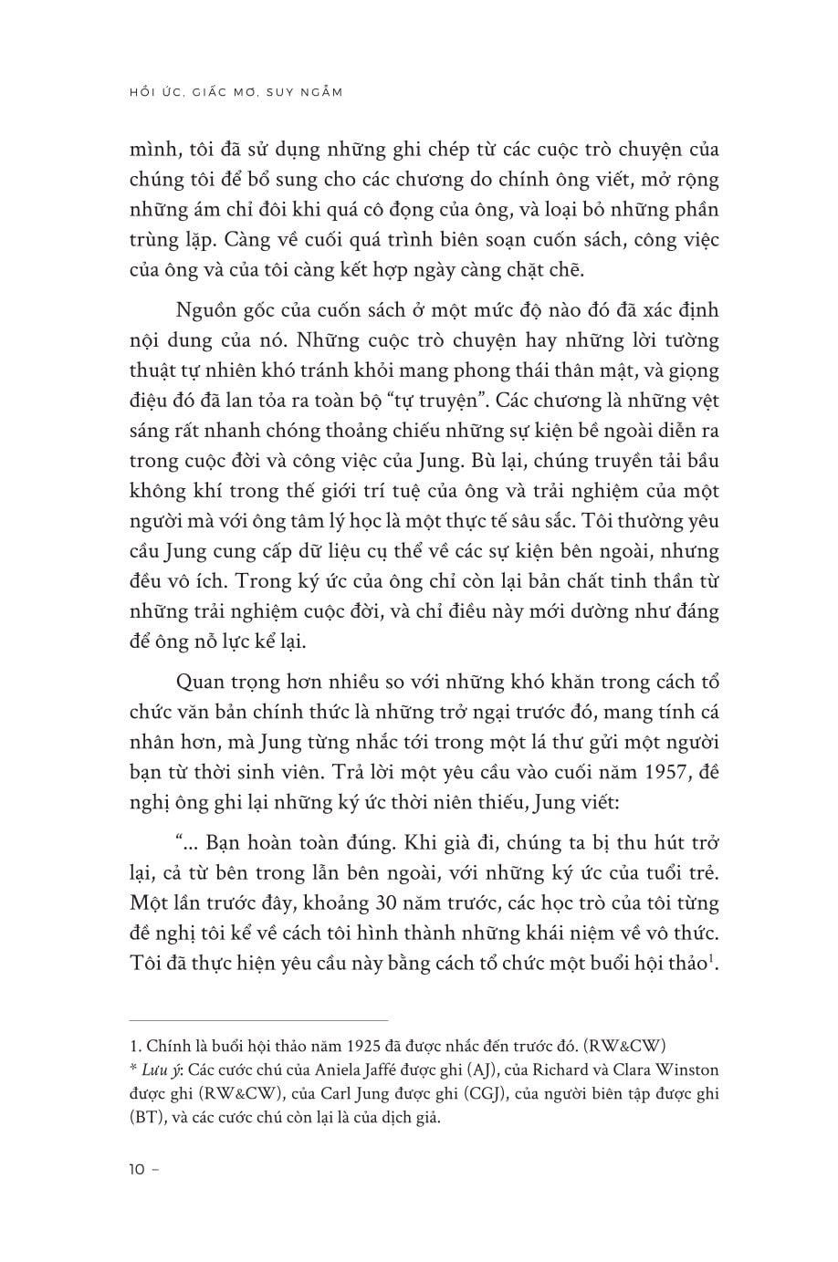 Hồi Ức, Giấc Mơ, Suy Ngẫm (Bìa Mềm) - Carl Jung - ( Dịch Giả Vũ Hoàng Linh )