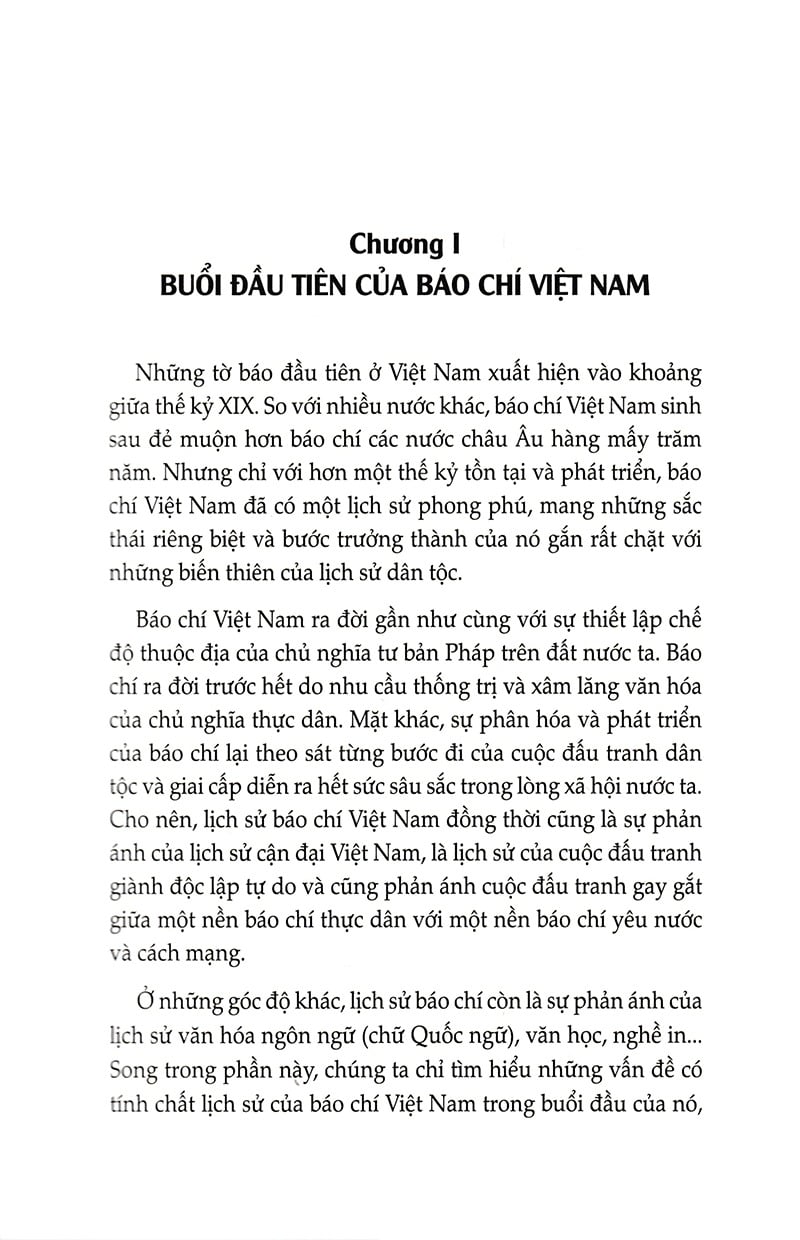 Lịch Sử Báo Chí Việt Nam (1865-1945) - Đỗ Quang Hưng
