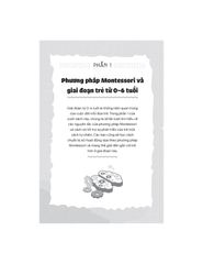 Montessori - Phương Pháp Giáo Dục Sớm Tôn Trọng Tiềm Năng Trẻ - Beth Wood