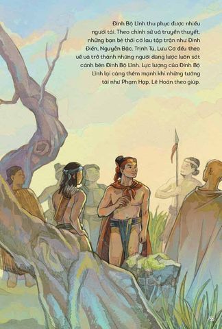  Lịch Sử Việt Nam Bằng Tranh - Cờ Lau Vạn Thắng Vương (Bản Màu) - Nhiều tác giả 