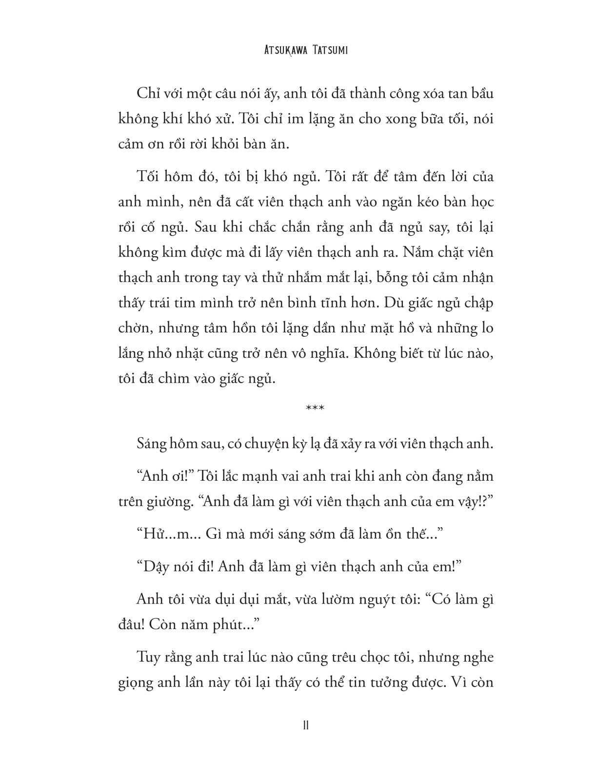 Ký Ức Của Tinh Vịnh Sư - Atsukawa Tatsumi