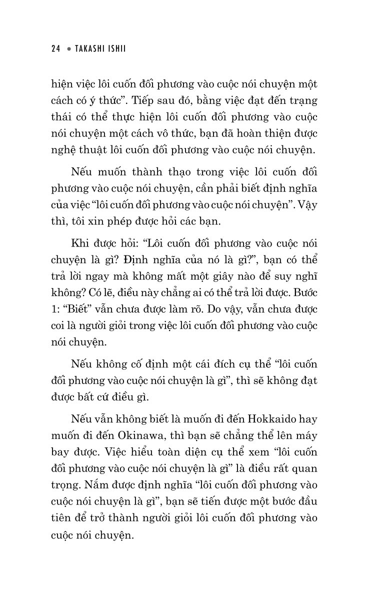 Nghệ Thuật Lôi Cuốn Đối Phương Trò Chuyện 1 Phút - Takashi Ishii