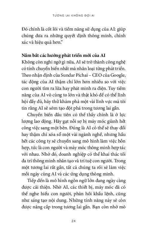 Tương Lai Không Đợi Ai - 
Bernard Marr