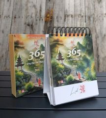 Lịch Bàn 2026 - Kinh Pháp Cú (365 Ngày)