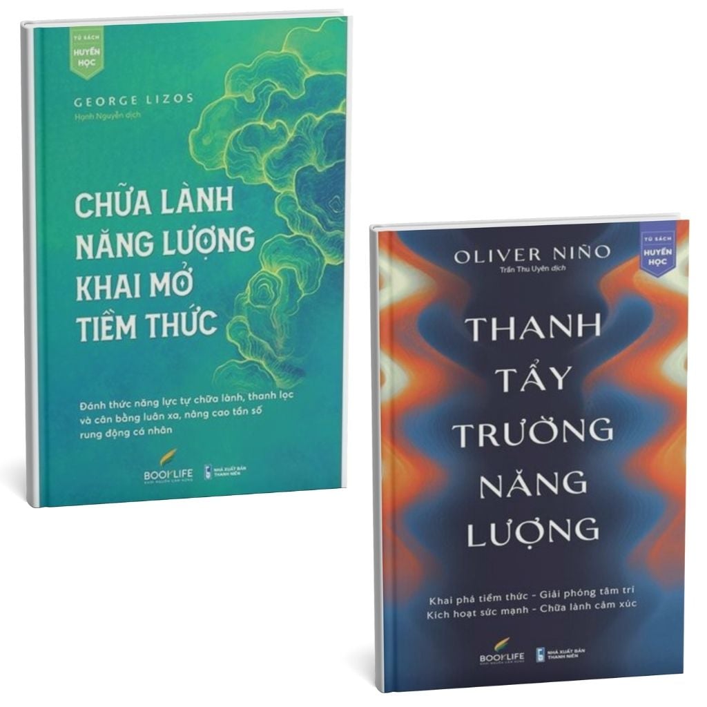 Combo 2 Cuốn : Chữa Lành Năng Lượng, Khai Mở Tiềm Thức + Thanh Tẩy Trường Năng Lượng