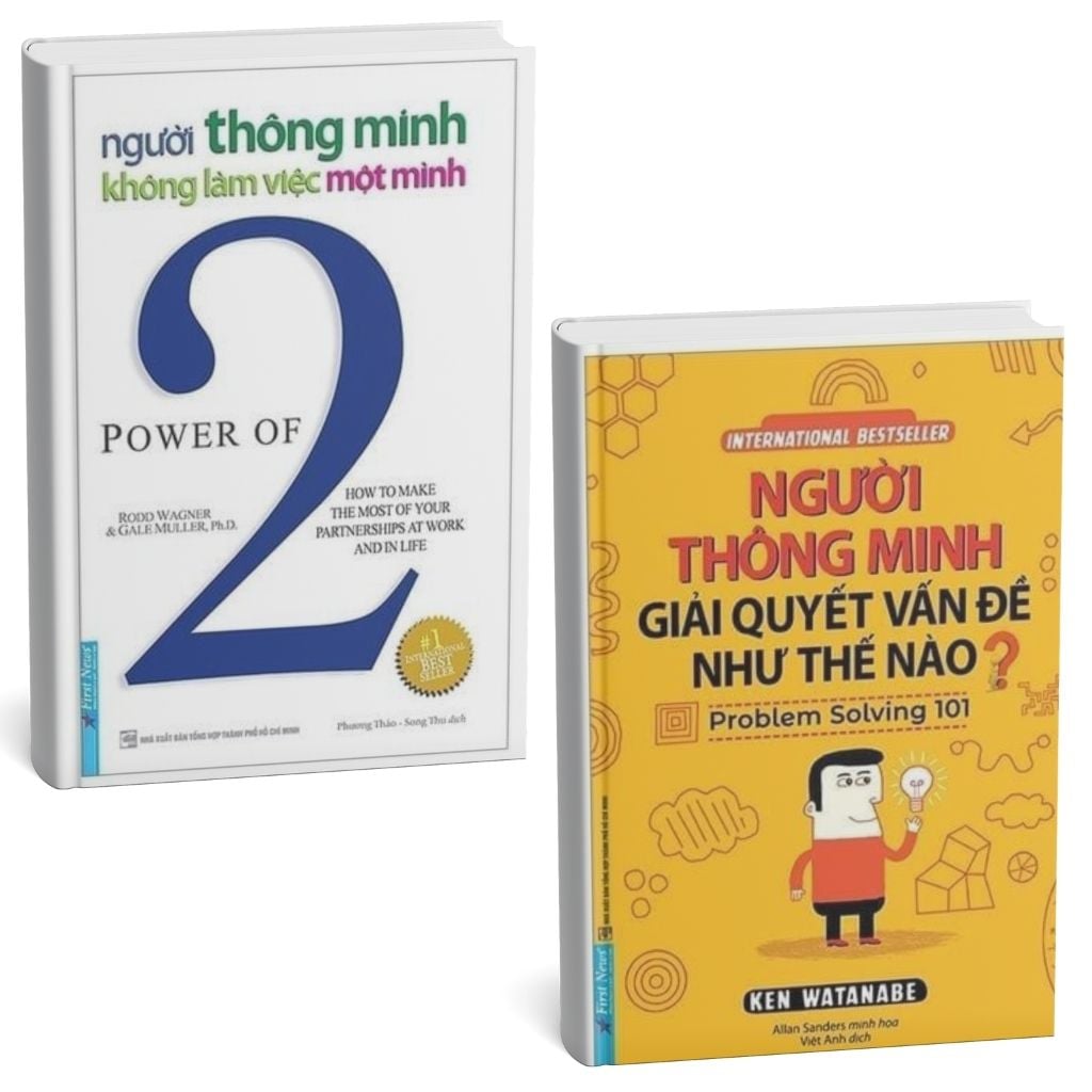 Combo 2 Cuốn ( Người Thông Minh Không Làm Việc Một Mình + Người Thông Minh Giải Quyết Vấn Đề Như Thế Nào )