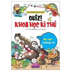 Combo 5 Cuốn Quiz! Khoa Học Kì Thú - Về Động Vật ( Động Vật + Côn Trùng + Động Thực Vật Độc Và Quý Hiếm + Khủng Long + Bò Sát-Lưỡng Cư )