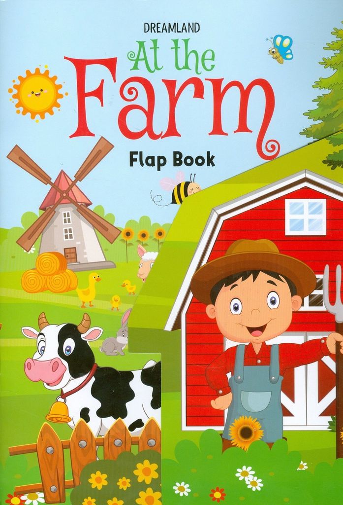 Sách Flap Book - At The Farm (Sách Lật Mở - Ở Nông Trại) - Dreamland