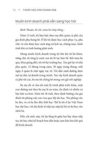  7 Ngày Học Kinh Doanh F&B - Để Bạn Làm Đúng Mọi Thứ Ngay Từ Đầu - Thuận Nguyễn 