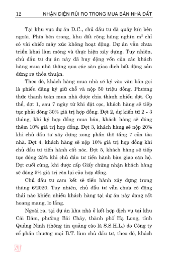 Nhận Diện Rủi Ro Trong Mua Bán Nhà Đất (Tái Bản Lần Thứ Nhất Có Sửa Chữa, Bổ Sung) - Luật sư Phạm Thanh Hữu - (NXB CTQG)