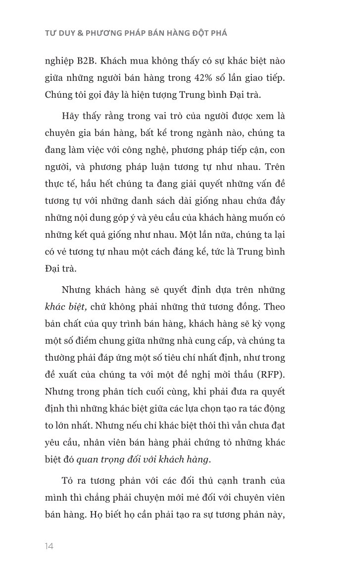 Tư Duy và Phương Pháp Bán Hàng Đột Phá - Strikingly Different Selling - Nhiều Tác Giả
