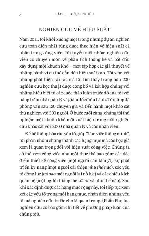 Làm Ít Được Nhiều - Bài Học Từ Những Người Làm Việc Hiệu Quả Nhất - Morten T. Hansen