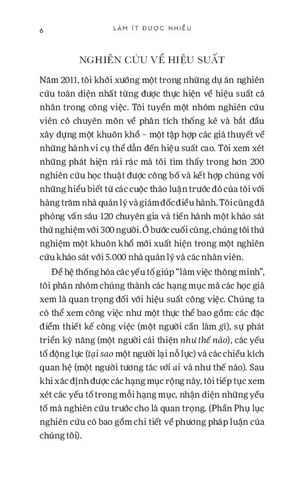  Làm Ít Được Nhiều - Bài Học Từ Những Người Làm Việc Hiệu Quả Nhất - Morten T. Hansen 