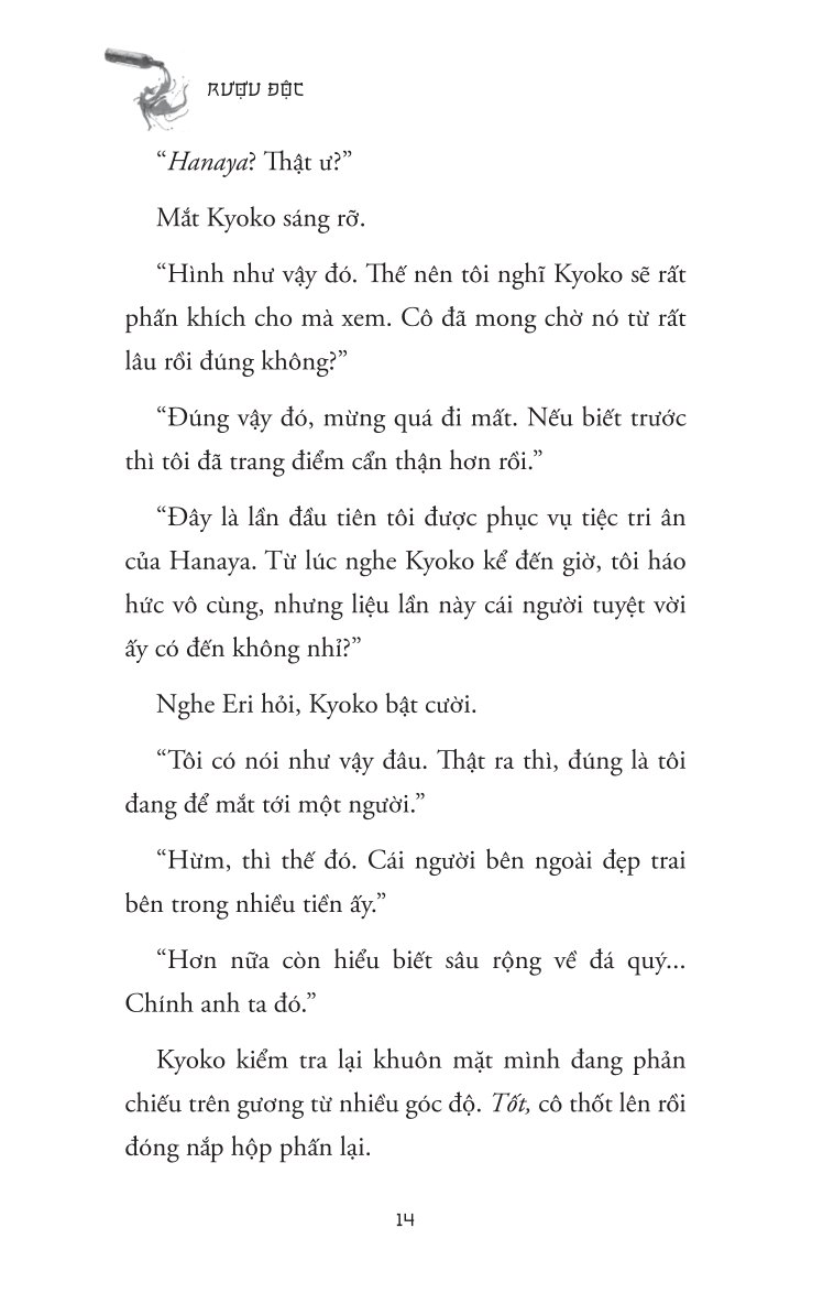 Rượu Độc - Higashino Keigo