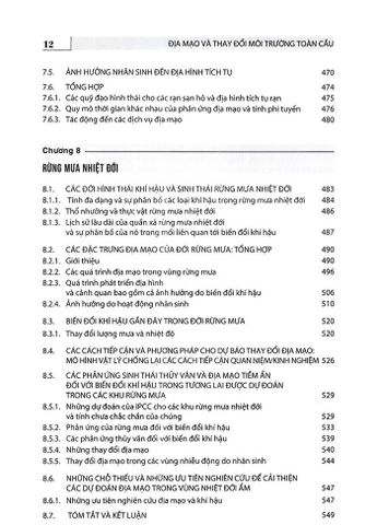  Địa Mạo Và Thay Đổi Môi Trường Toàn Cầu - Nhiều Tác Giả 