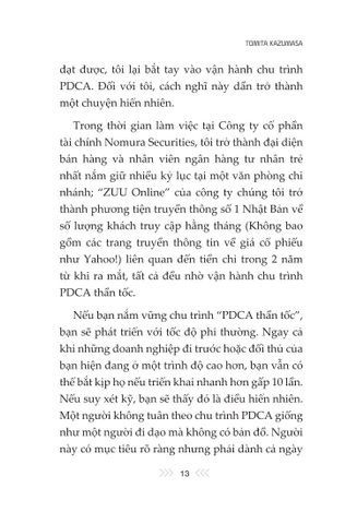  PDCA – Lập Kế Hoạch Thực Chiến, Quản Lý Rủi Ro Và Tối Ưu Hiệu Suất - Tomita Kazumasa 