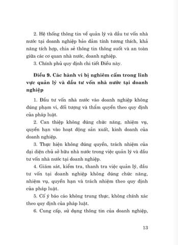  Luật Quản Lý Và Đầu Tư Vốn Nhà Nước Tại Doanh Nghiệp Năm 2025 - Quốc hội - NXB CTQG 