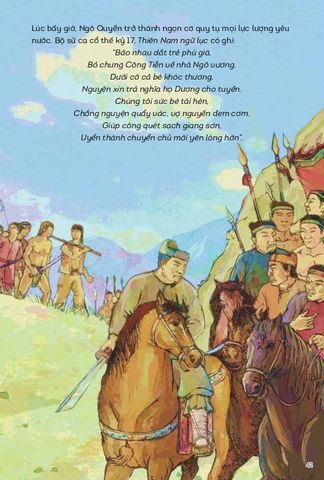  Lịch Sử Việt Nam Bằng Tranh - Ngô Quyền Đại Phá Quân Nam Hán (Bản Màu) - Nhiều tác giả 