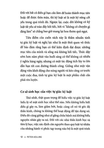  Sống Kỷ Luật Gặt Hái Thành Công - Tủ Sách Khoa Học Kỹ Năng Cho Thời Đại Mới - Peter Hollins 