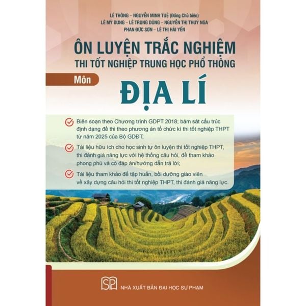  Ôn Luyện Trắc Nghiệm Thi Tốt Nghiệp Trung Học Phổ Thông Môn Địa Lí - 
GS.TS Lê Thông, PGS.TS Nguyễn Minh Tuệ 