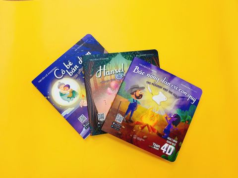  Bộ Sách Đốm Lửa Diệu Kỳ - Hansel Và Gretel + Cô Bé Bán Diêm + Bác Nông Dân Và Con Quỷ (Bộ 3 Cuốn) - Mai Phương 