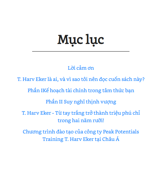 Bí Mật Tư Duy Triệu Phú - T.Harv Eker
