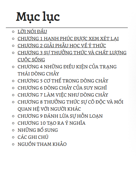 Dòng Chảy - Flow - Mihaly Csikszentmihalyi