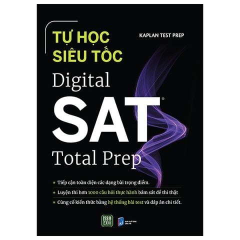 Combo 2 Quyển ( Digital Sat Study Guide + Tự Học Siêu Tốc – Digital Sat Total Prep ) - Nhiều Tác Giả