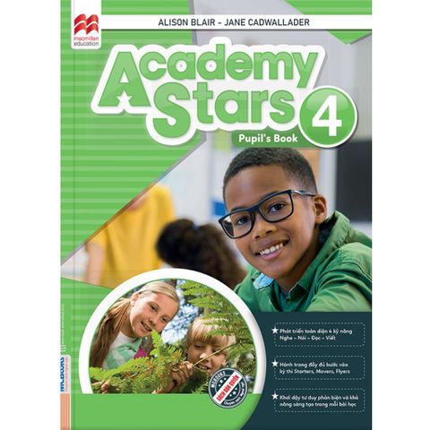  Combo  6 Quyển Sách (Academy Stars Pupil'S Book 1 + Academy Stars Pupil'S Book 2  + Academy Stars  Pupil'S Book 3 + Academy Stars  Pupil'S Book 4 + Academy Stars  Pupil'S Book 5 + Academy Stars  Pupil'S Book 6 ) 