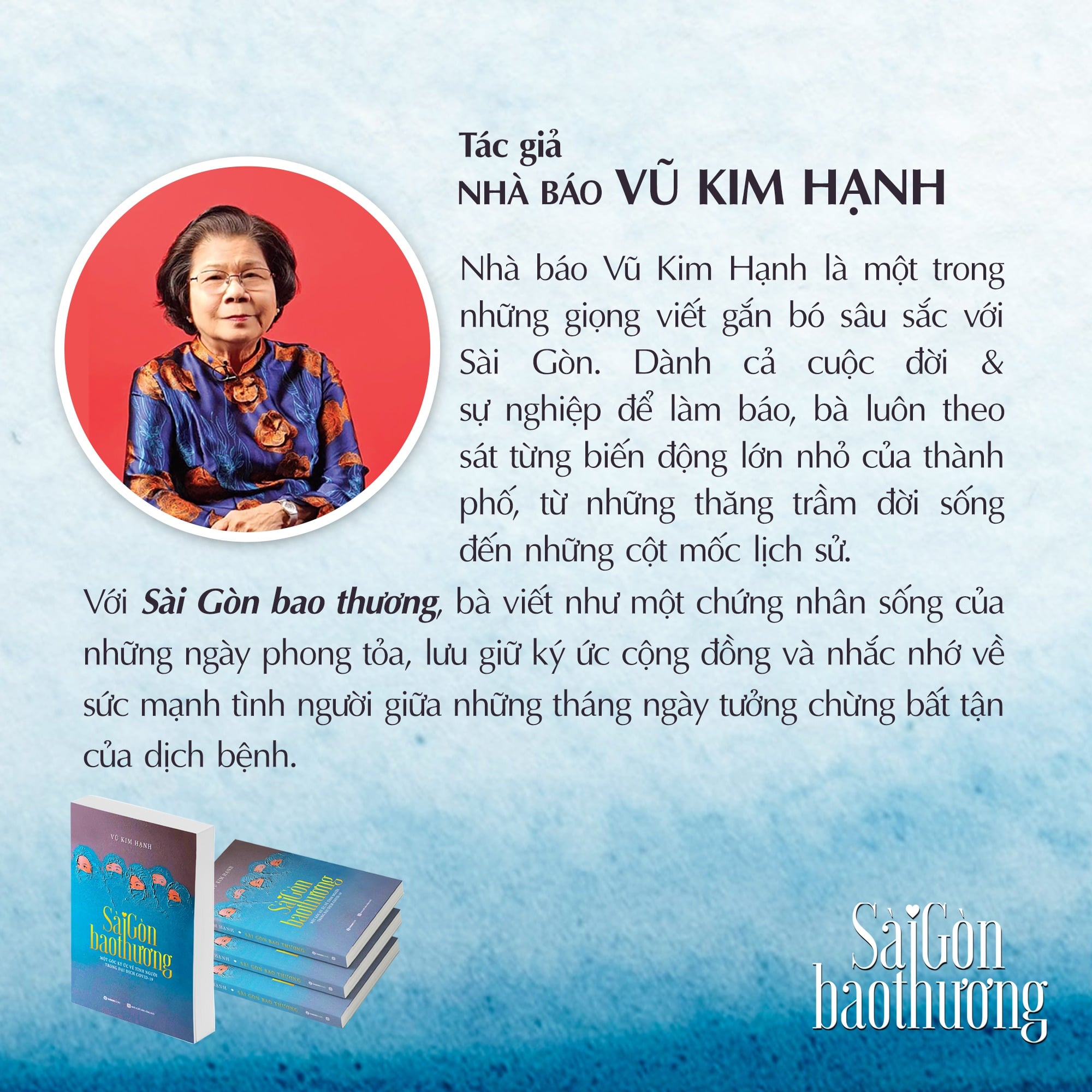 Sài Gòn Bao Thương - Một Góc Ký Ức Về Tình Người Trong Đại Dịch Covid-19 - Vũ Kim Hạnh