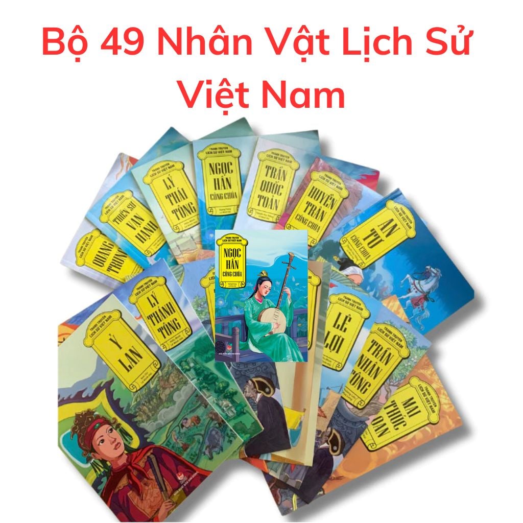 Bộ 49 Cuốn Sách Tranh Truyện Lịch Sử Việt Nam Của NXB Kim Đồng