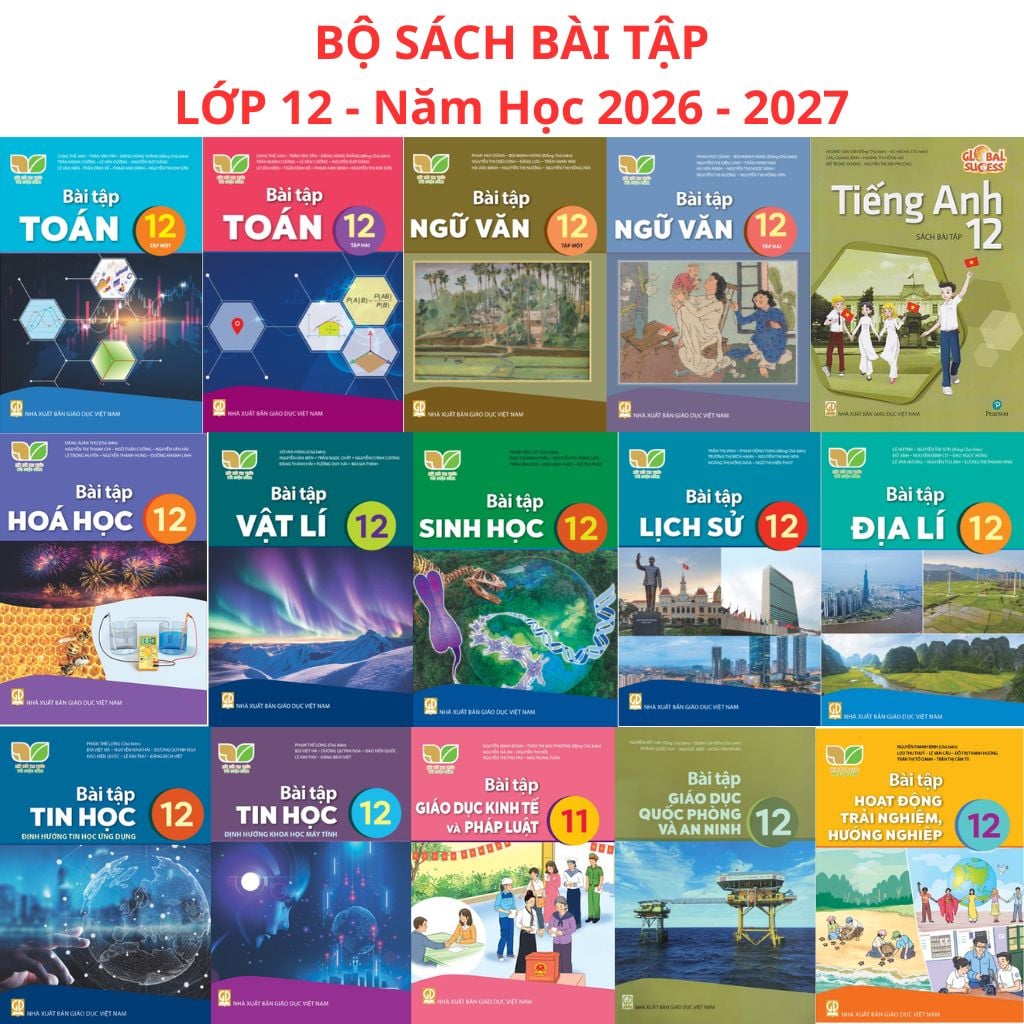 Sách Giáo Khoa Và Bài Tập Lớp 12 - Năm 2026-2027 - Kết Nối Tri Thức Với Cuộc Sống - NXBGD