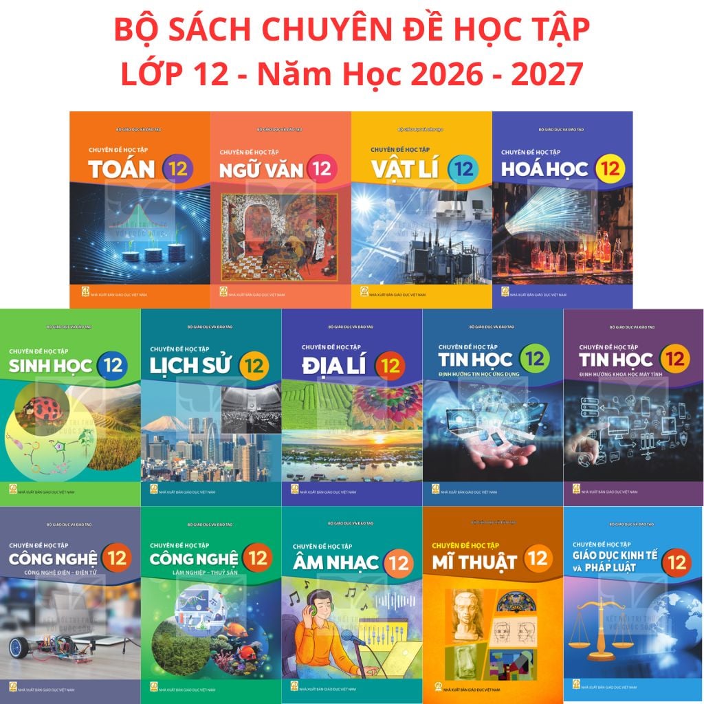 Sách Giáo Khoa Và Bài Tập Lớp 12 - Năm 2026-2027 - Kết Nối Tri Thức Với Cuộc Sống - NXBGD